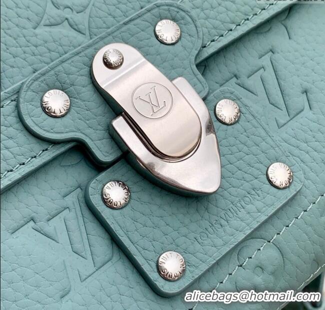 Super Quality Louis Vuitton Soul Trunk Bag in Taurillon Monogram Embossed Leather M13870 Misty Lake Green 2025