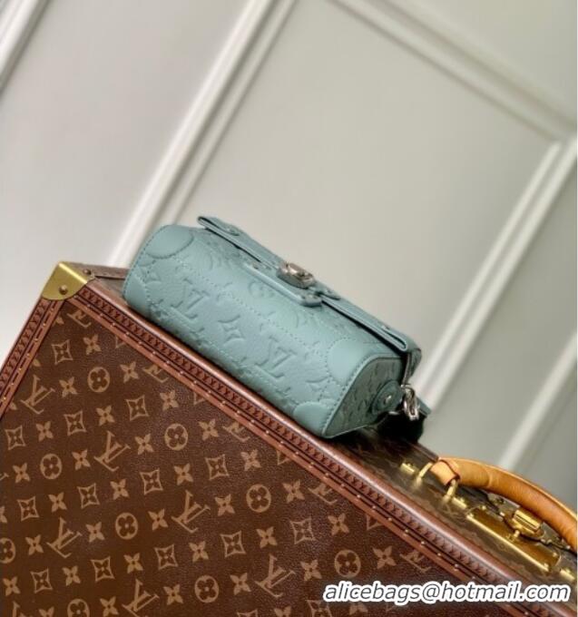 Super Quality Louis Vuitton Soul Trunk Bag in Taurillon Monogram Embossed Leather M13870 Misty Lake Green 2025