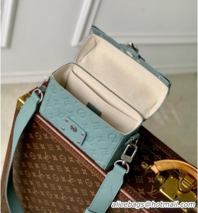 Super Quality Louis Vuitton Soul Trunk Bag in Taurillon Monogram Embossed Leather M13870 Misty Lake Green 2025