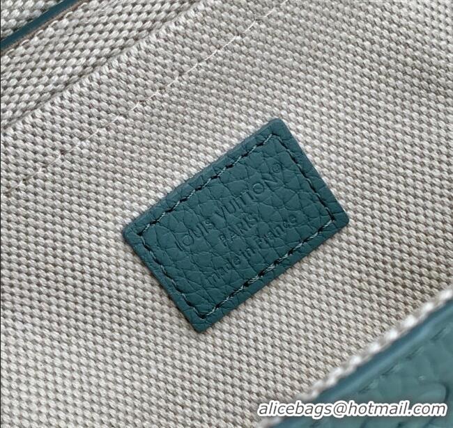 Super Quality Louis Vuitton Soul Trunk Bag in Taurillon Monogram Embossed Leather M13870 Misty Lake Green 2025
