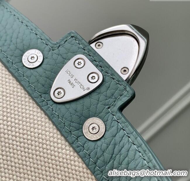 Super Quality Louis Vuitton Soul Trunk Bag in Taurillon Monogram Embossed Leather M13870 Misty Lake Green 2025