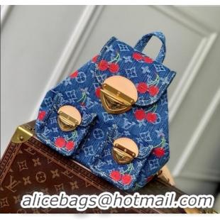 Popular Style Louis Vuitton LV x TM Venice NM Backpack in Monogram Cherry Denim M13679 2025
