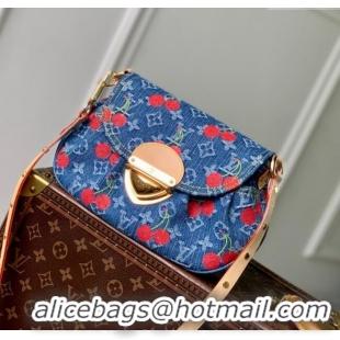 Famous Brand Louis Vuitton LV x TM Sunset Bag in Monogram Cherry Denim M13680 2025