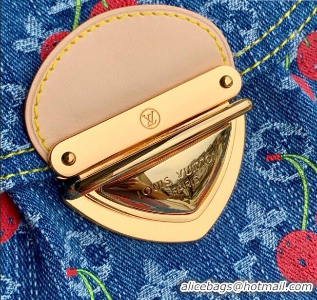 Famous Brand Louis Vuitton LV x TM Sunset Bag in Monogram Cherry Denim M13680 2025