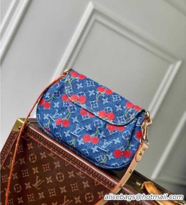 Famous Brand Louis Vuitton LV x TM Sunset Bag in Monogram Cherry Denim M13680 2025