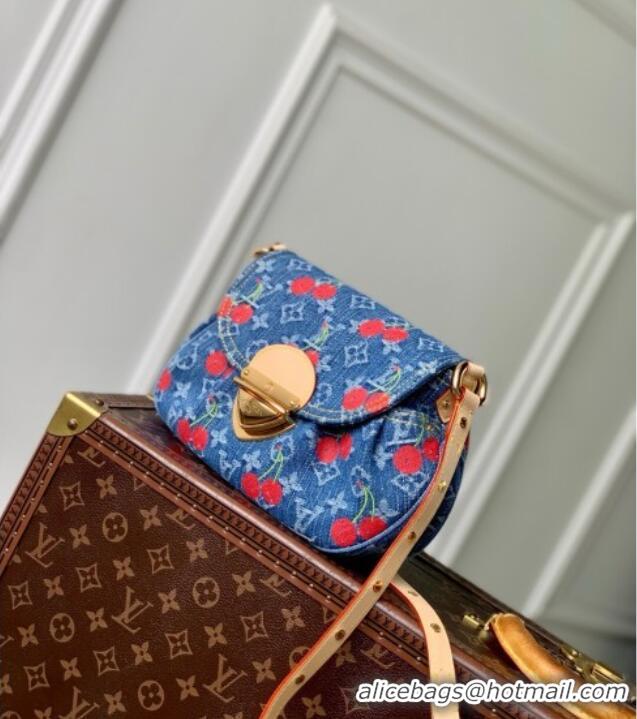 Famous Brand Louis Vuitton LV x TM Sunset Bag in Monogram Cherry Denim M13680 2025
