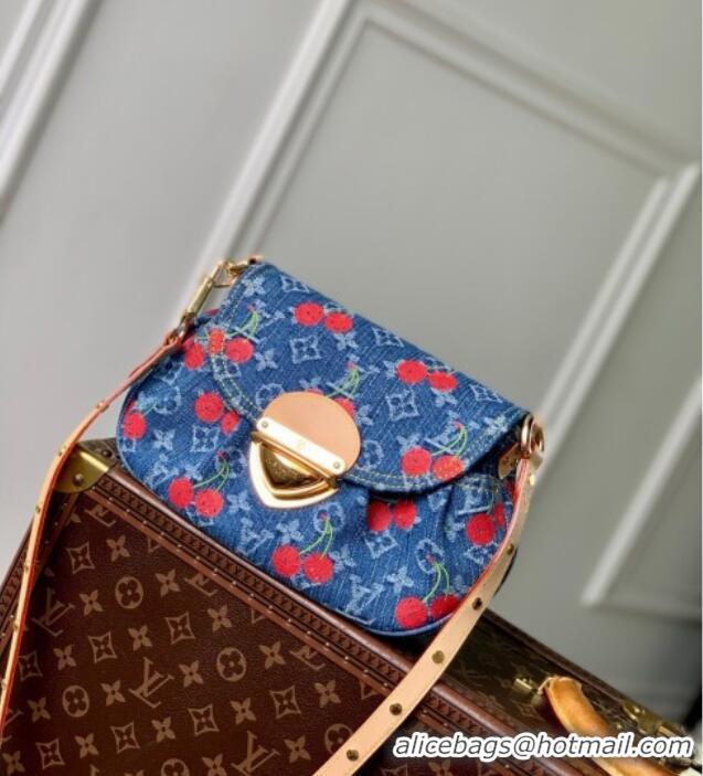 Famous Brand Louis Vuitton LV x TM Sunset Bag in Monogram Cherry Denim M13680 2025