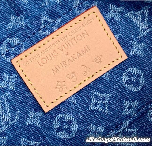 Top Quality Louis Vuitton LV x TM Pochette Accessoires in Monogram Cherry Denim M13994 2025
