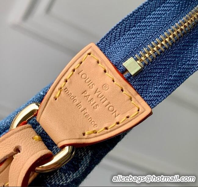 Top Quality Louis Vuitton LV x TM Pochette Accessoires in Monogram Cherry Denim M13994 2025