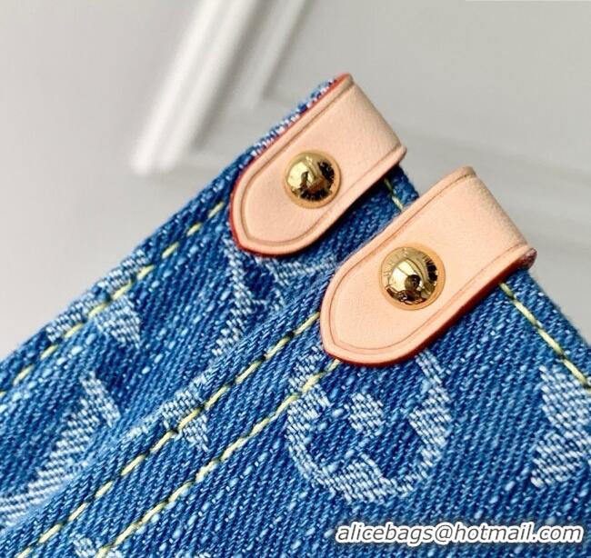 Grade Quality Louis Vuitton OnTheGo PM Tote Bag in Monogram Denim M14633 2025