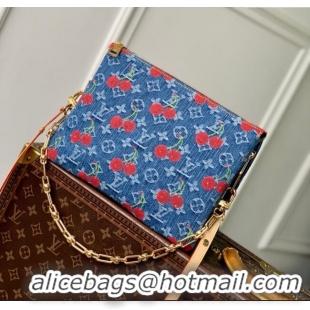 Best Quality Louis Vuitton LV x TM Coussin PM Bag in Monogram Cherry Denim M14978 2025
