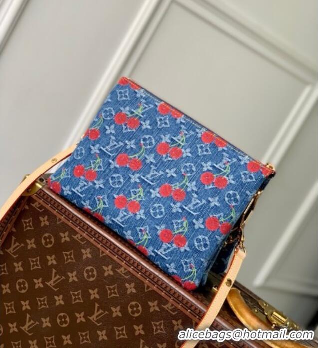 Best Quality Louis Vuitton LV x TM Coussin PM Bag in Monogram Cherry Denim M14978 2025