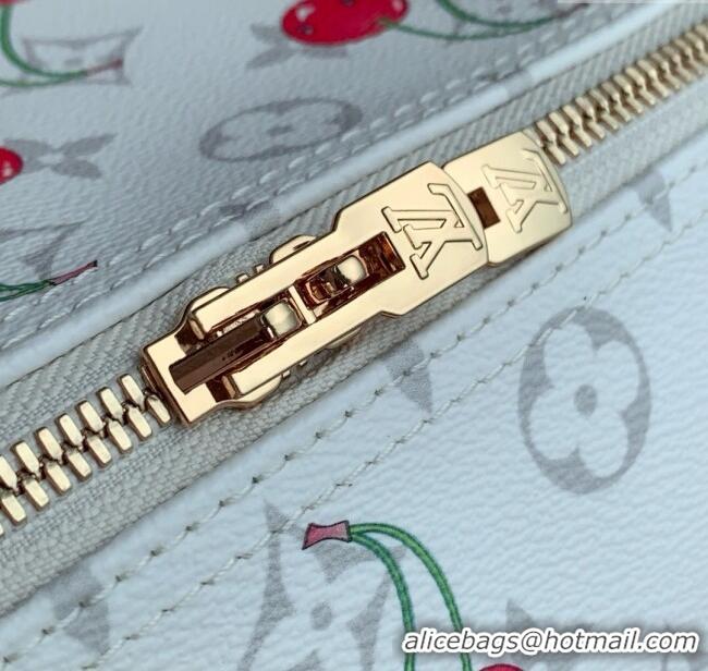 Louis Vuitton LV x TM Speedy Soft Bandouliere 30 Bag in Monogram Cherry Canvas M14238 White 2025