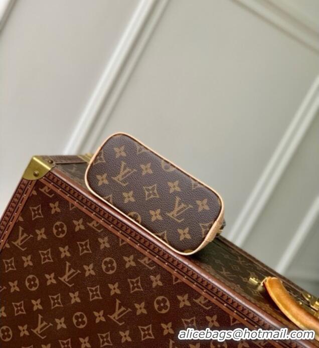 Top Quality Louis Vuitton LV x TM Nano Alma Bag in Monogram Cherry Canvas M13416 Brown 2025