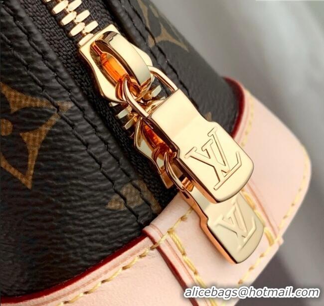 Top Quality Louis Vuitton LV x TM Nano Alma Bag in Monogram Cherry Canvas M13416 Brown 2025