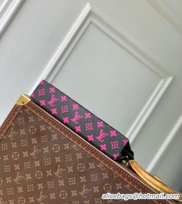 Top Grade Louis Vuitton Pochette Voyage MM Pouch in Monogram Canvas M13907 Black/Multicolor 2025