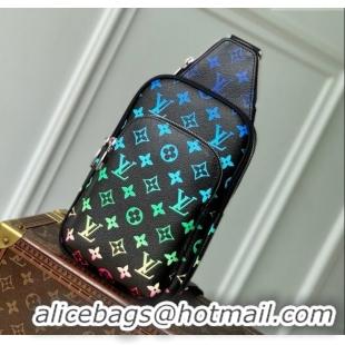 Grade Design Louis Vuitton Avenue Slingbag in Monogram Canvas M13963 Black/Multicolor 2025