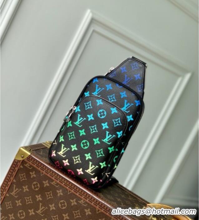Grade Design Louis Vuitton Avenue Slingbag in Monogram Canvas M13963 Black/Multicolor 2025