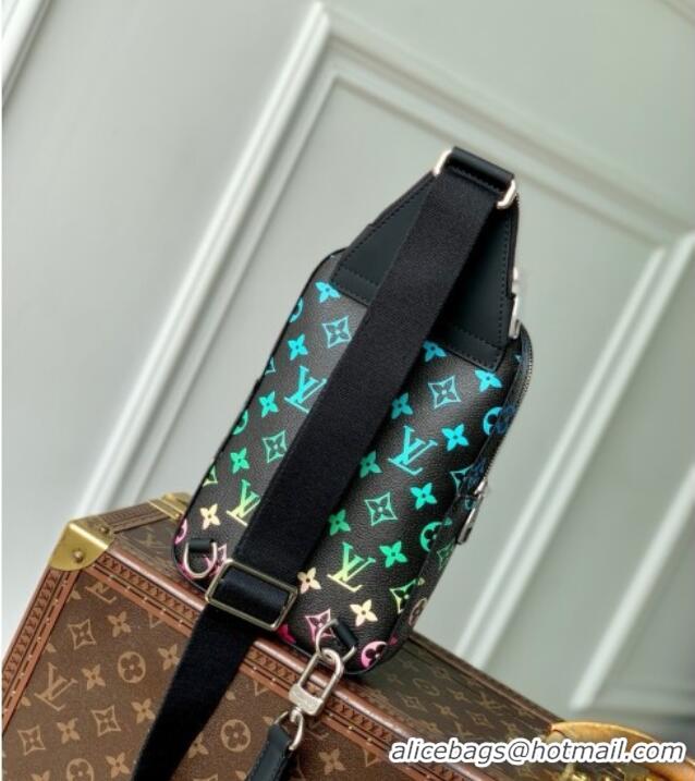 Grade Design Louis Vuitton Avenue Slingbag in Monogram Canvas M13963 Black/Multicolor 2025