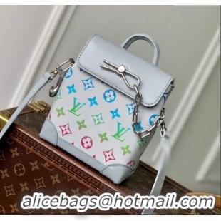 Best Price Louis Vuitton Nano Steamer Bag in Monogram Eclipse Canvas M13095 Grey 2025