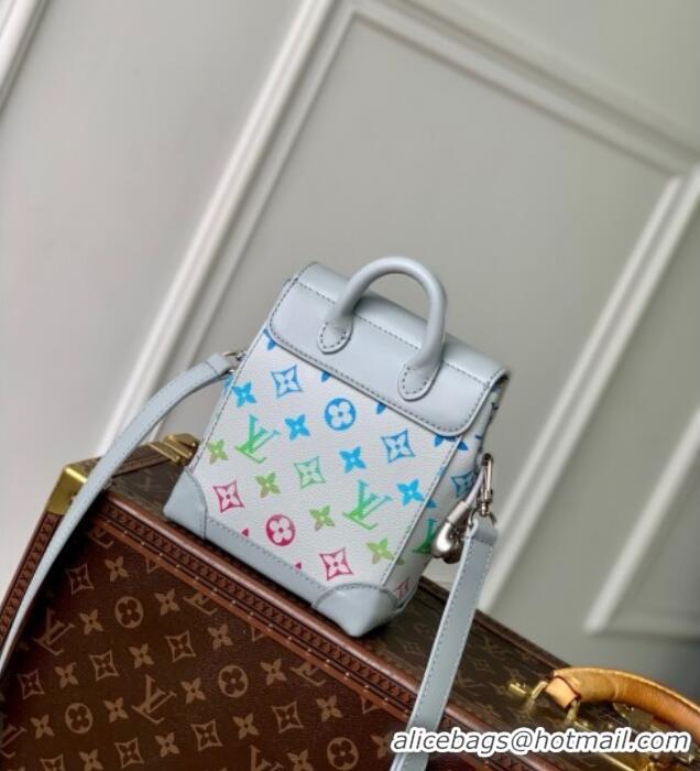 Best Price Louis Vuitton Nano Steamer Bag in Monogram Eclipse Canvas M13095 Grey 2025