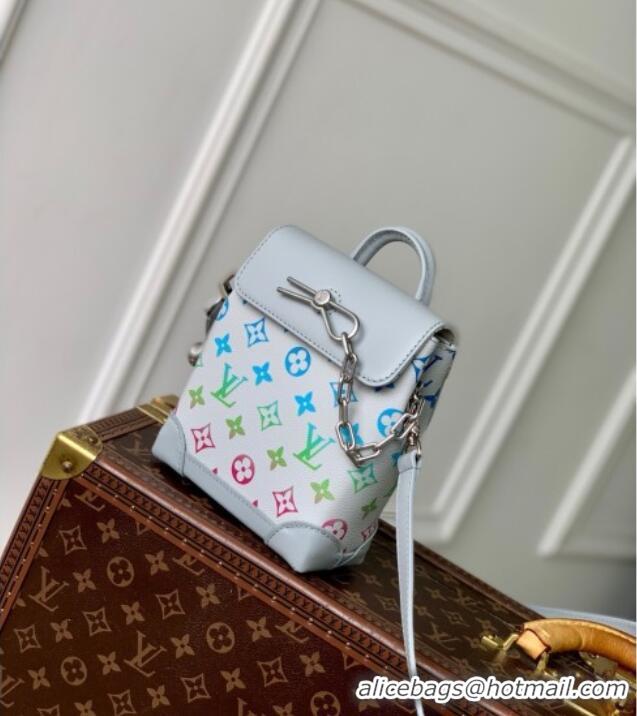 Best Price Louis Vuitton Nano Steamer Bag in Monogram Eclipse Canvas M13095 Grey 2025