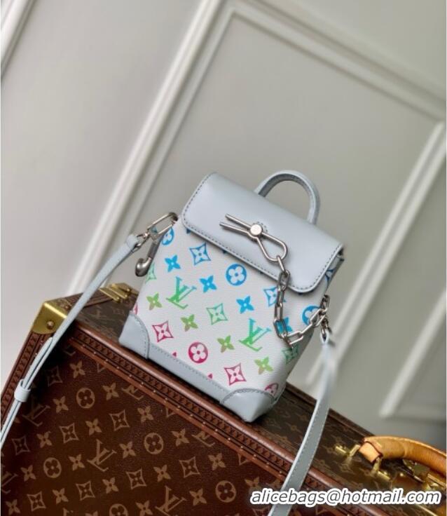 Best Price Louis Vuitton Nano Steamer Bag in Monogram Eclipse Canvas M13095 Grey 2025
