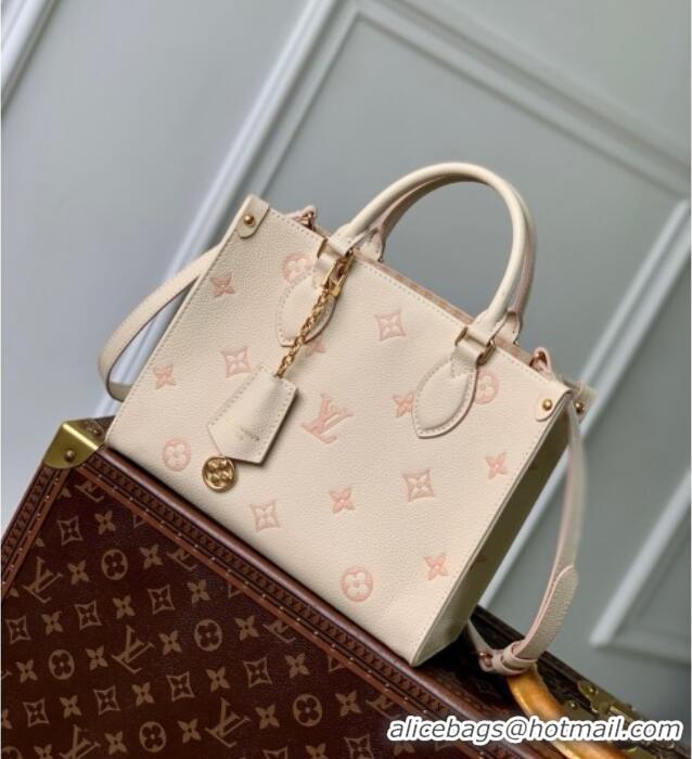 Well Crafted Louis Vuitton OnTheGo PM Bag in Eden Debossed Grained Cowhide Leather M14403 2025