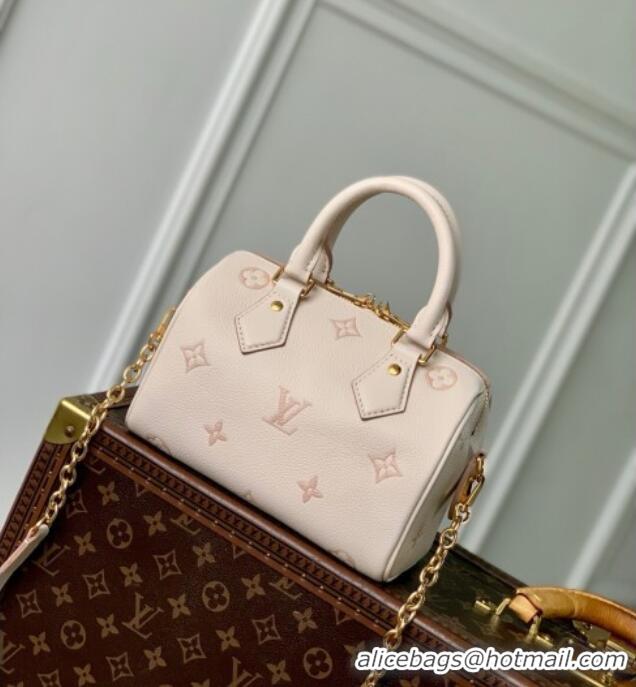 Shop Cheap Louis Vuitton Speedy Bandouliere 20 Bag in Eden Debossed Grained Cowhide Leather M14291 2025