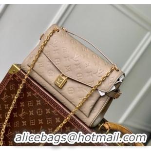Reasonable Price Louis Vuitton Anytime Flap Bag in Cowhide Leather M14973 Tourterelle Gray 2025