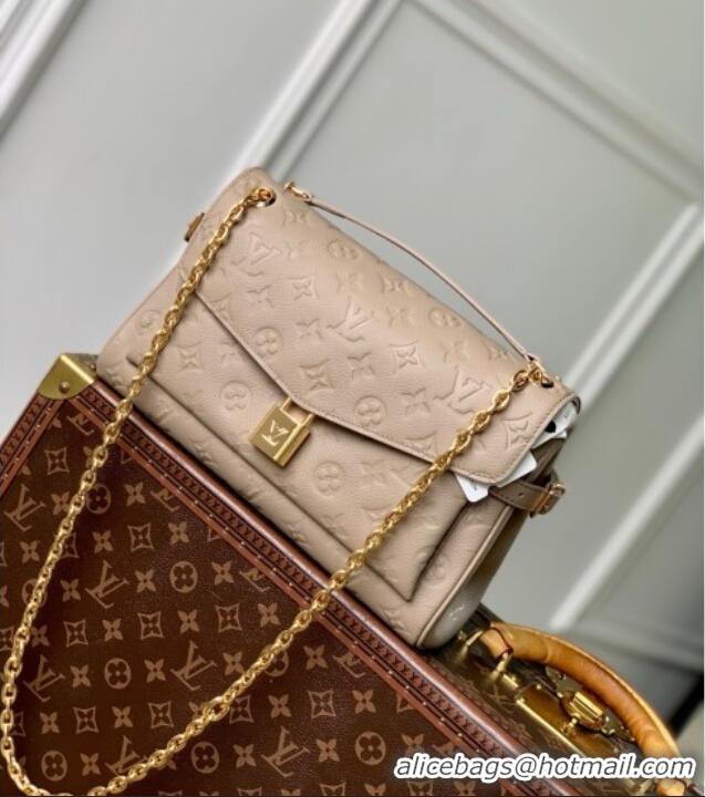 Reasonable Price Louis Vuitton Anytime Flap Bag in Cowhide Leather M14973 Tourterelle Gray 2025
