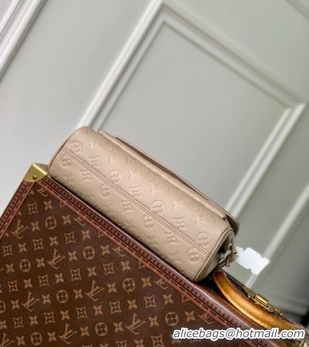 Reasonable Price Louis Vuitton Anytime Flap Bag in Cowhide Leather M14973 Tourterelle Gray 2025