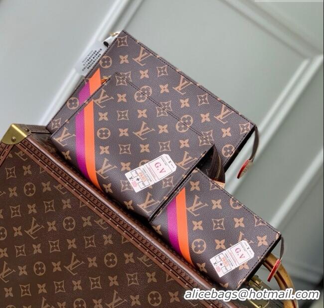 Promotional Louis Vuitton Trio Toilet Pouch Mon Monogram Canvas P01952 2025