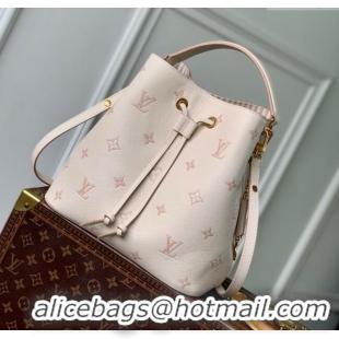 Best Price Louis Vuitton NeoNoe MM Bag in Eden Debossed Grained Cowhide Leather M14401 2025