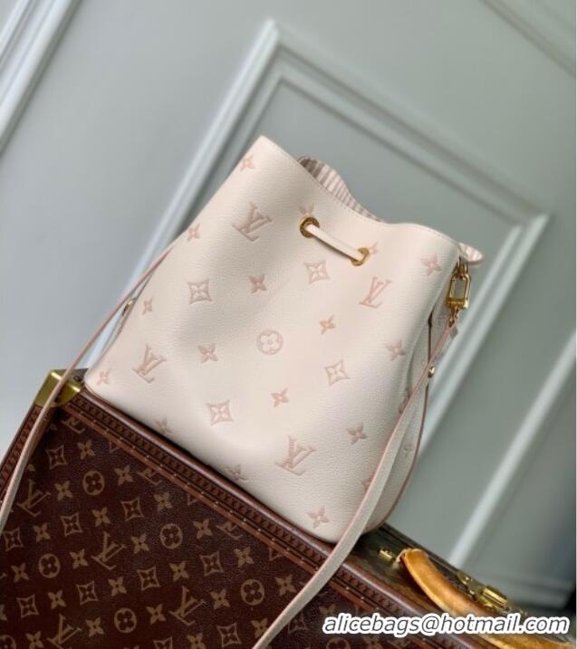 Best Price Louis Vuitton NeoNoe MM Bag in Eden Debossed Grained Cowhide Leather M14401 2025
