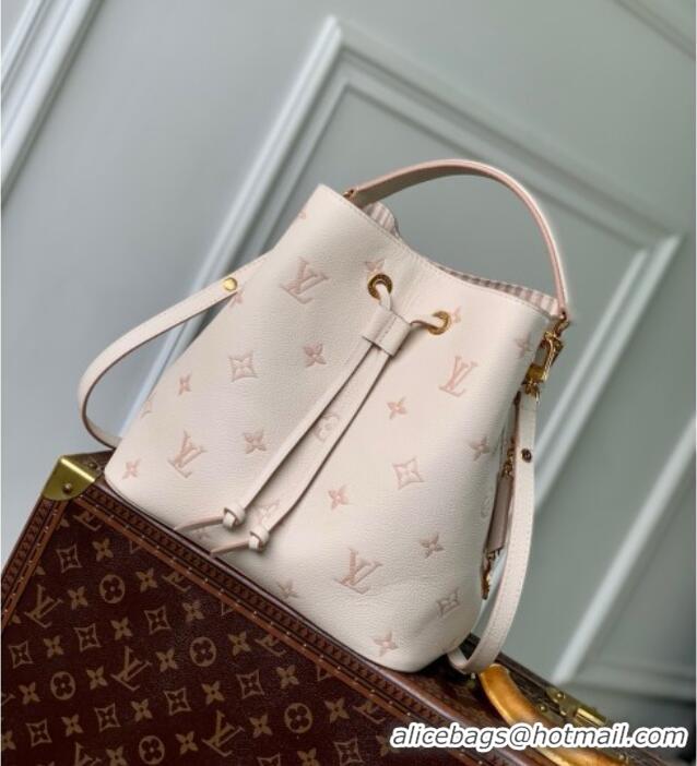 Best Price Louis Vuitton NeoNoe MM Bag in Eden Debossed Grained Cowhide Leather M14401 2025