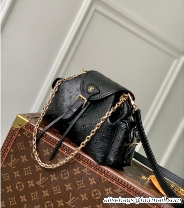Unique Discount Louis Vuitton Odyssee Bag in Black Calfskin Leather M25554 2025