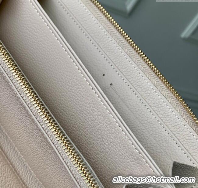 Top Grade Louis Vuitton Zippy Wallet in Bicolor Eden Embossed Grained Cowhide Leather M61864 2025