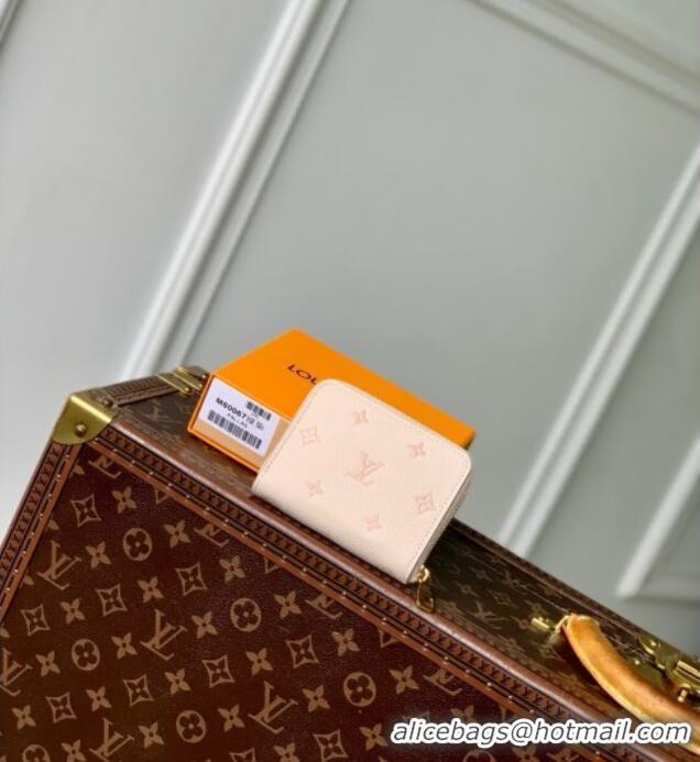 Buy Fashionable Louis Vuitton Zippy Coin Purse in Bicolor Eden Embossed Grained Cowhide Leather M60067 2025