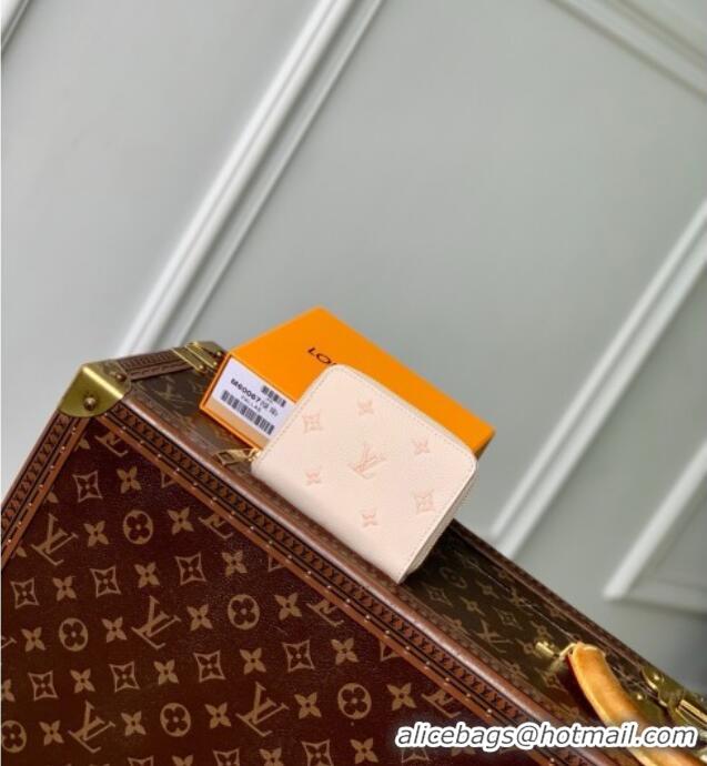 Buy Fashionable Louis Vuitton Zippy Coin Purse in Bicolor Eden Embossed Grained Cowhide Leather M60067 2025