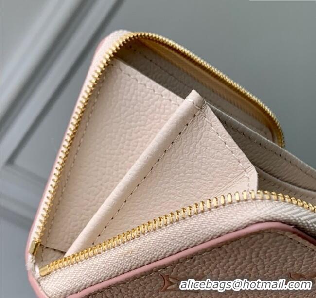 Buy Fashionable Louis Vuitton Zippy Coin Purse in Bicolor Eden Embossed Grained Cowhide Leather M60067 2025