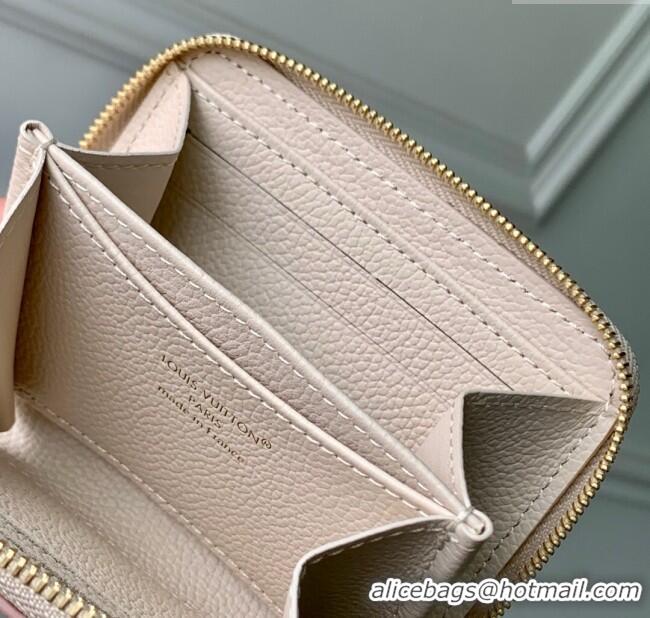 Buy Fashionable Louis Vuitton Zippy Coin Purse in Bicolor Eden Embossed Grained Cowhide Leather M60067 2025