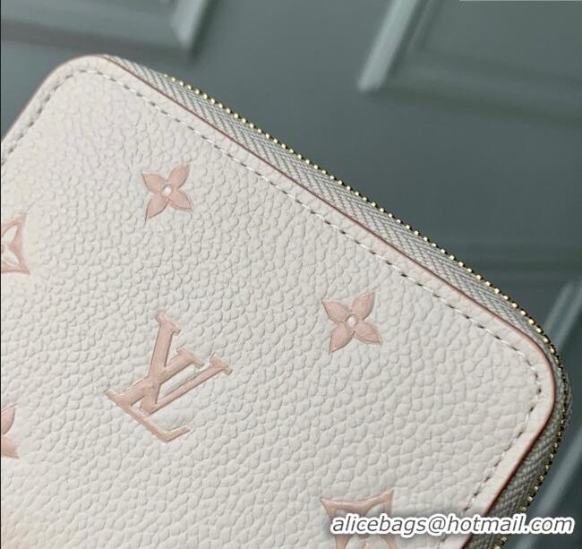Buy Fashionable Louis Vuitton Zippy Coin Purse in Bicolor Eden Embossed Grained Cowhide Leather M60067 2025