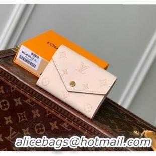 Grade Design Louis Vuitton Victorine Wallet in Bicolor Eden Embossed Grained Cowhide Leather M64060 2025
