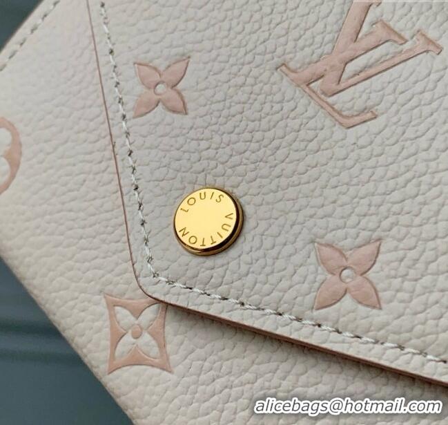 Grade Design Louis Vuitton Victorine Wallet in Bicolor Eden Embossed Grained Cowhide Leather M64060 2025