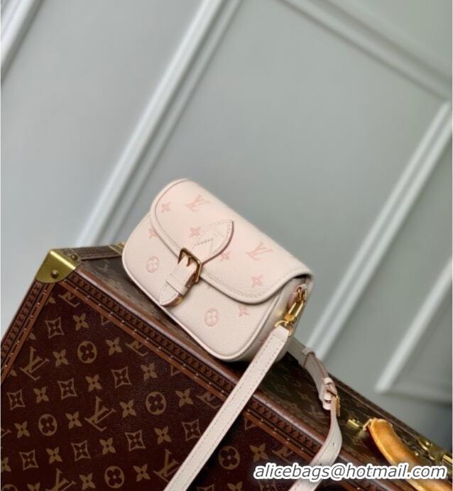 Low Price Louis Vuitton Nano Diane Bag in Bicolor Eden Embossed Grained Cowhide Leather M13642 2025