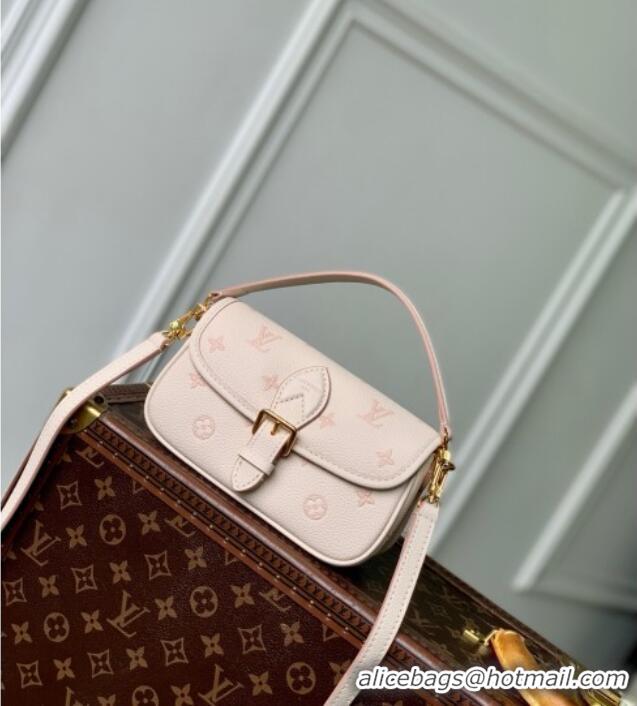 Low Price Louis Vuitton Nano Diane Bag in Bicolor Eden Embossed Grained Cowhide Leather M13642 2025