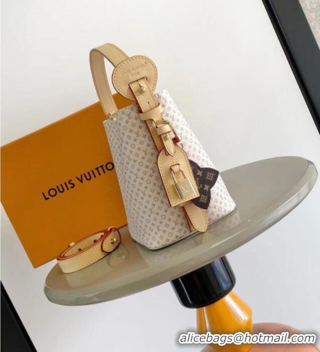 Famous Brand Louis Vuitton All In BB Bag in Dune/Sand Calfskin Leather M15130 2025