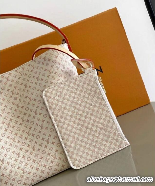 Famous Brand Louis Vuitton All In BB Bag in Dune/Sand Calfskin Leather M15130 2025