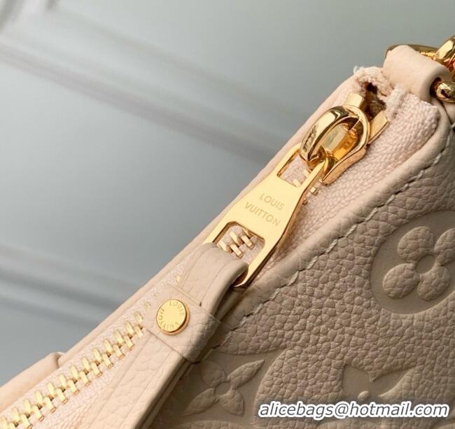 Best Quality Louis Vuitton Easy Pouch Bag in Sand Embossed Grained Cowhide Leather M14421 2025
